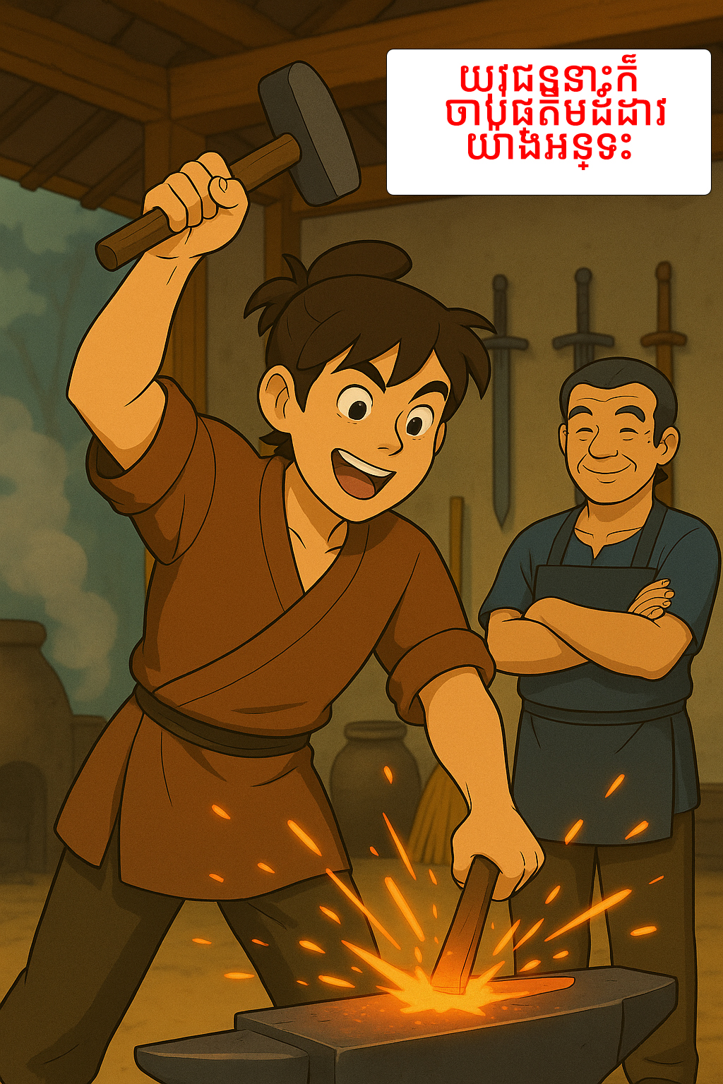 ជាងដែក និង ដាវ: Oneshot